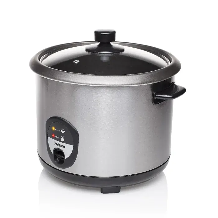 Cuiseur à riz - Tristar - RK-6129 - 900 W - 22 L - Inox avec fonction maintien au chaud