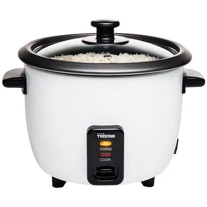 Cuiseur à riz Tristar RK6117 - Contenance 0.6L - Fonction maintien au chaud - Blanc