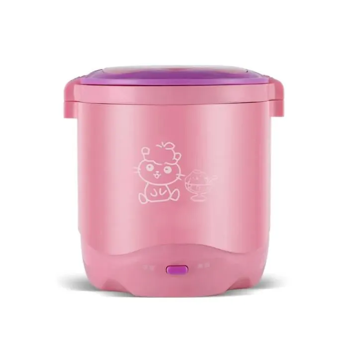Cuiseur à riz - VVIKIZY - Mini cuiseur 1.2L - Portable - Acier inoxydable - 200W