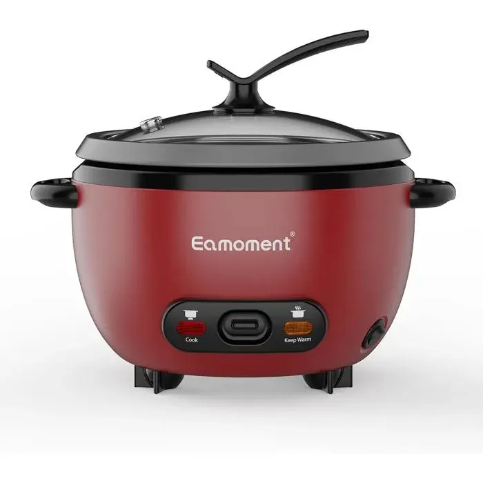 Cuiseur à riz - WOODOURS - Erc-5P07Rd - 1L - 400W - Antiadhésif - Insert Vapeur