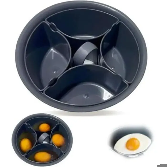 Cuiseur à œufs 2 en 1 pour Thermomix TM5/TM6 – 4 pochés + 6 coques
