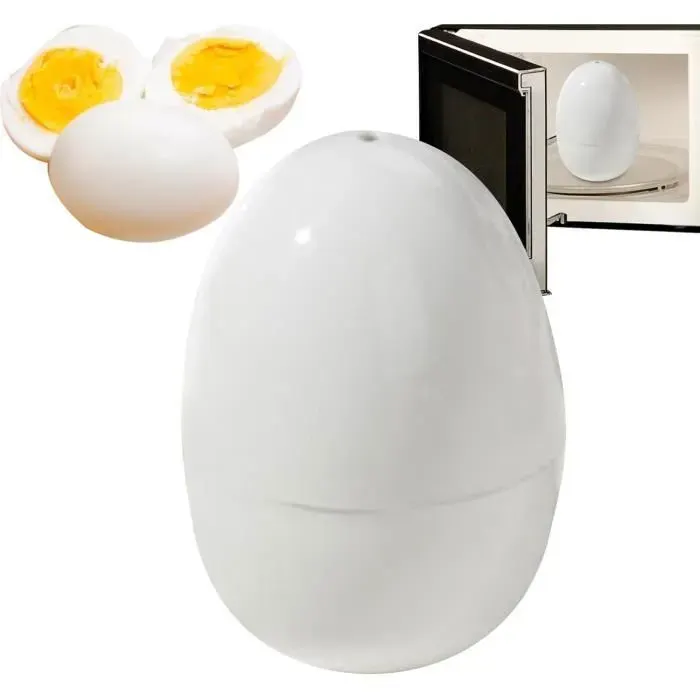 Cuiseur à œufs - ZHUODIKE - Micro-ondes - Cuisson rapide - Design compact - Préparation dœufs pochés multicolore CUISEUR A OEUF