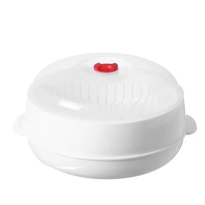 Cuiseur à Vapeur DéDié au Four à Micro-Ondes Pratique Cuisson au Panier à la Vapeur de Haute Qualité