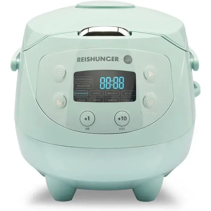 Cuiseur Riz REISHUNGER Mini Auto avec Fonction Maintien au Chaud et Bol en Céramique