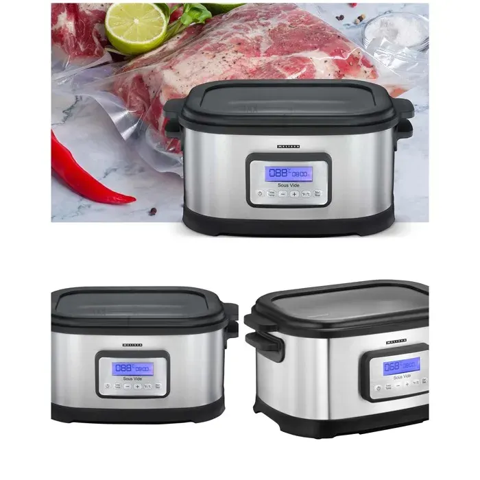 Cuiseur sous vide - MELISSA - 520W - 6 L - Écran LCD rétroéclairé - Temp. 45–90 °C ±05 °C