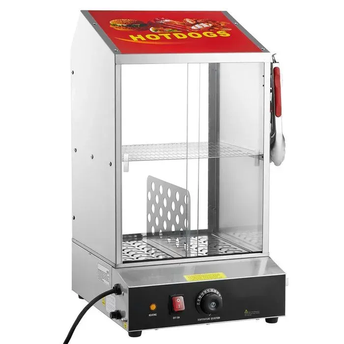 Cuiseur Vapeur - DUOKU - Hot Dog Hut - 37L - 2 Niveaux - Température 30℃ à 85℃
