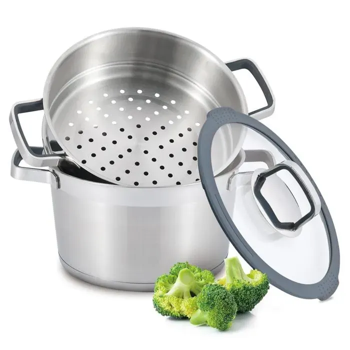 Cuiseur vapeur Eskil DUKA 52 L avec insert et couvercle