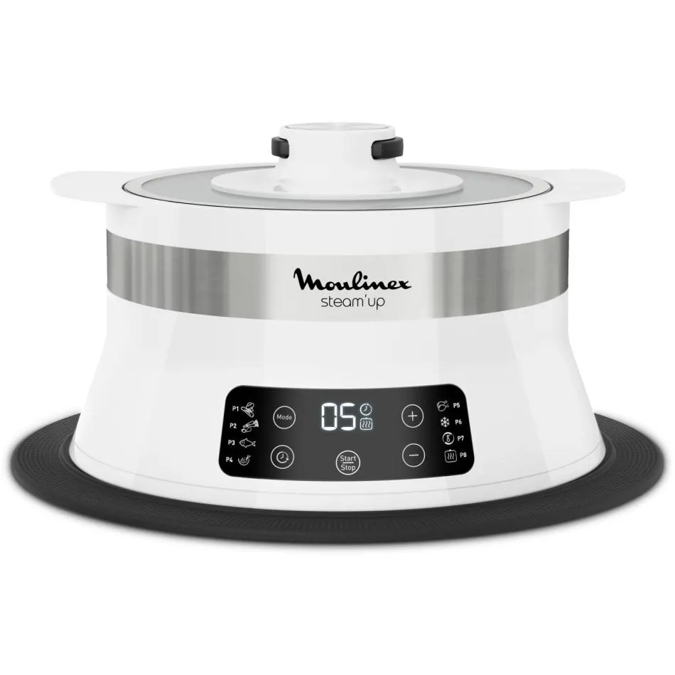Cuiseur vapeur MOULINEX VJ 504010 — coloris Blanc