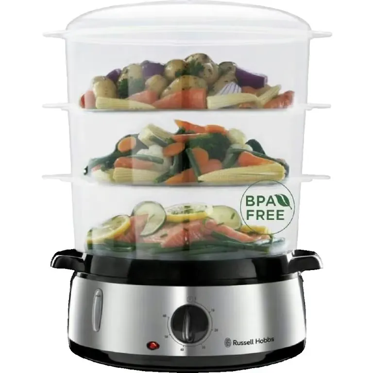 Cuiseur vapeur Russell Hobbs 19270-56 9L Noir et acier inoxydable - Neuf