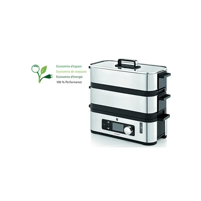 Cuiseur Vapeur - WMF - Kitchenminis - Inox - Deux étages - 215 L - 900 Watt