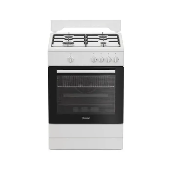 Cuisinière à Gaz Indesit 4 Feux Blanc - I6GGKMW