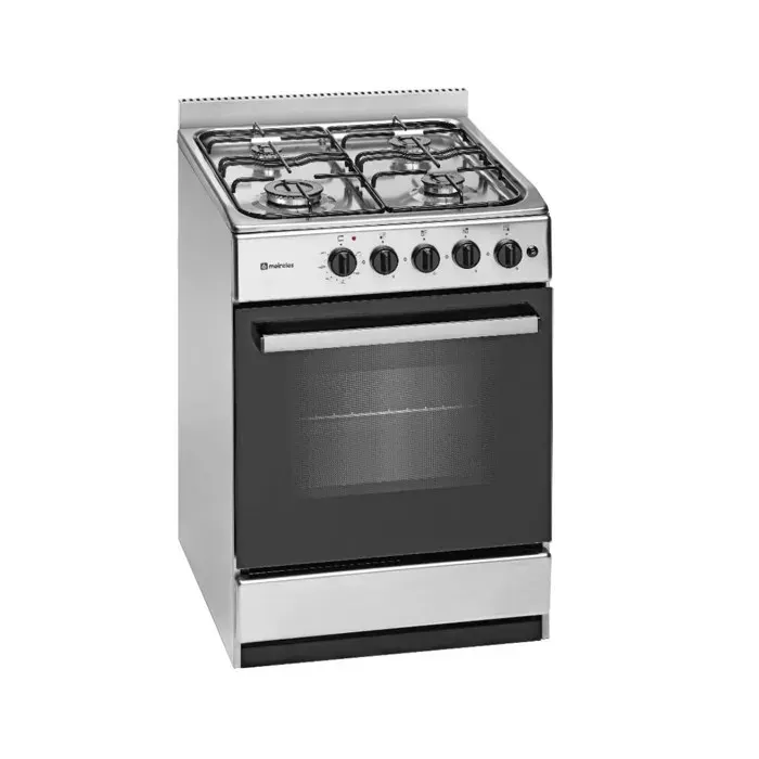 Cuisinière à Gaz Meireles M540XST 55L 4 Brûleurs Gris