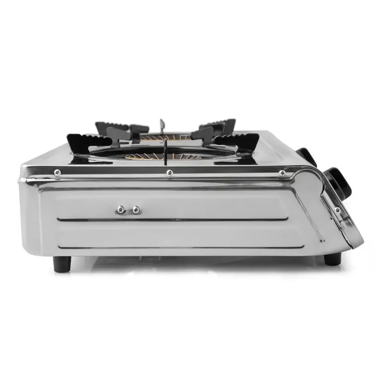 Cuisinière à Gaz Orbegozo FO 2710 - Efficace et Sécuritaire - 2 Brûleurs Triple Couronne - Allum - Neuf — vue 2