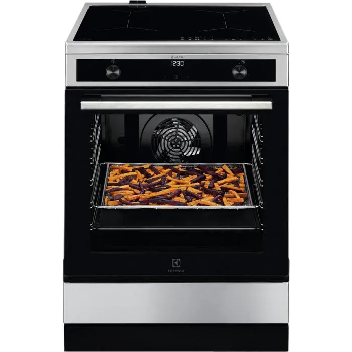 cuisinière à induction électrique - Electrolux - 4 zones de cuisson - Four électrique - Gril électrique