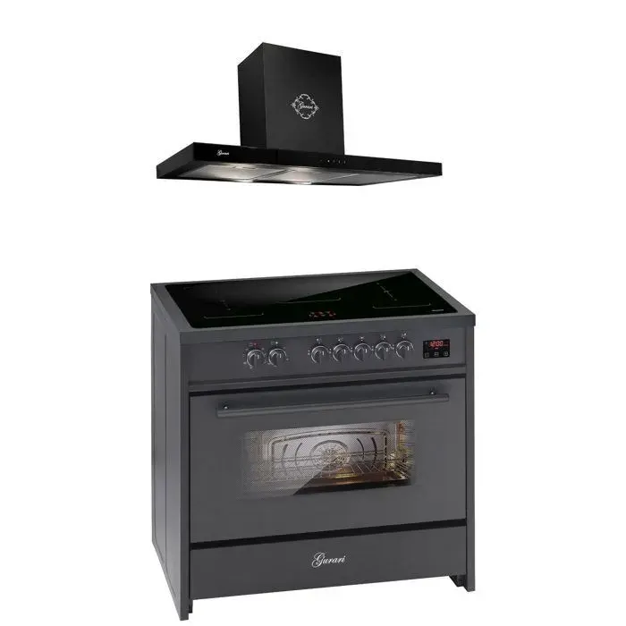 Cuisinière à induction - GURARI - E 913 BL - 90 cm - Four XXL 121L - 5 zones Flex