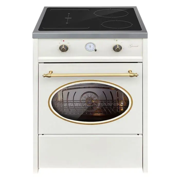 Cuisinière à induction - GURARI - GCH E 612 Cr - 60 cm - Retro - Multifonctionnelle