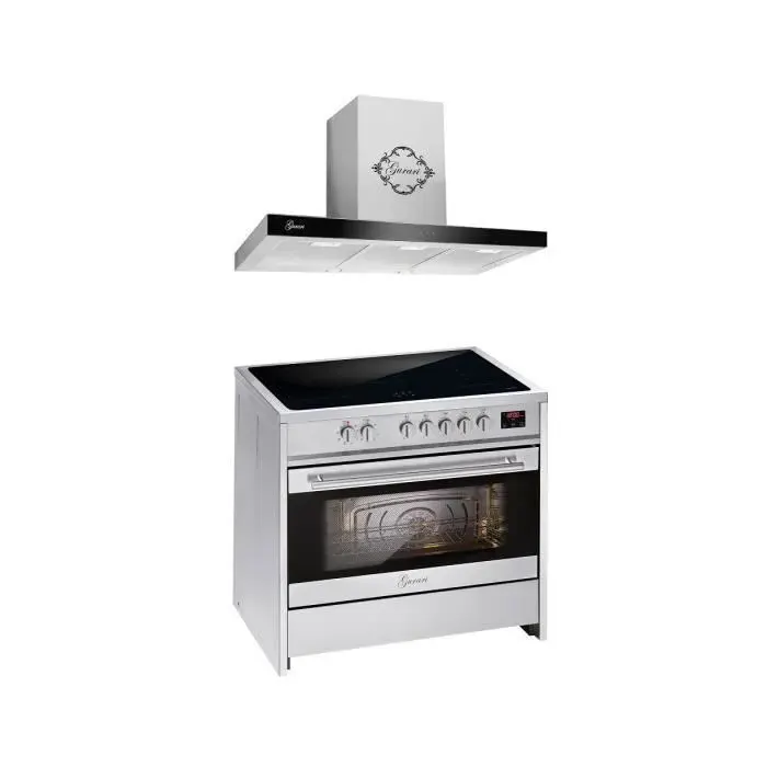 Cuisinière à induction - GURARI - GCH E 913 - 90 cm - 121L - 5 zones à induction avec booster