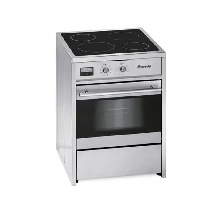 Cuisinière électrique en acier inoxydable Meireles E612X 55L à 4 zones