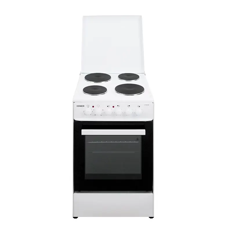 Cuisinière electrique Homer Htf 1000.50 W / 2 — coloris Blanc