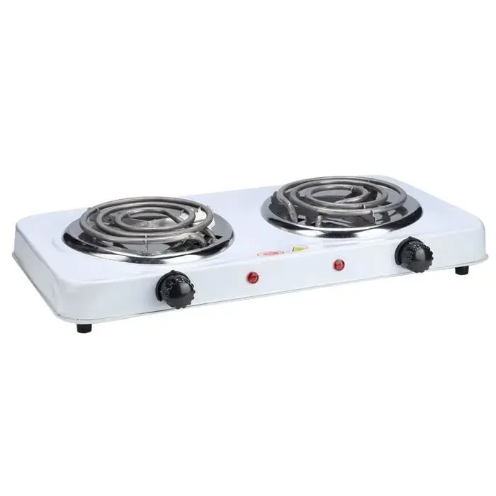 Cuisinière électrique - YID - Portable - 2000 Watt - Température variable - 2 brûleurs indépendants