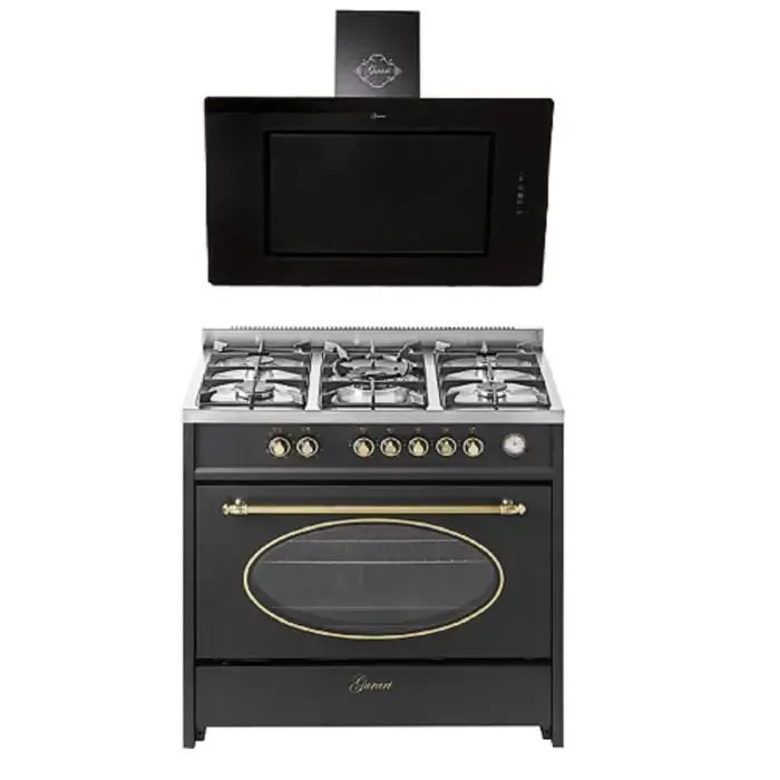 Cuisinière gaz pose libre 90 cm GURARI GCH E 914 BL - 5 foyers - Four électrique