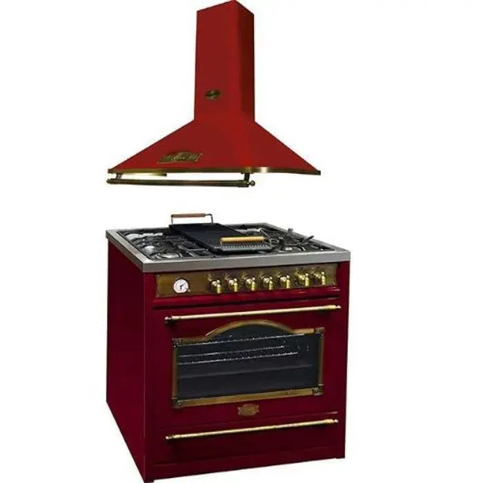Cuisinière gaz pose libre 90 cm Kaiser HC 93555 IRotEm- 5 foyers à gaz - Autonettoyage catalytique