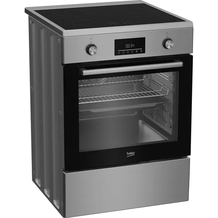Cuisinière induction Beko FBE68302MXC Inox — vue 2