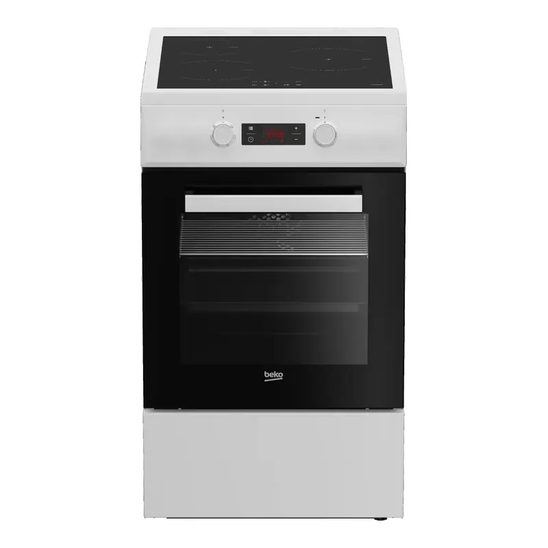 Cuisinière Induction Beko Fse58300wcs — coloris Blanc