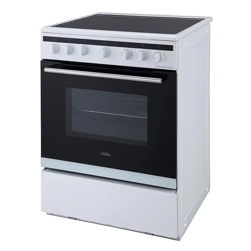 Cuisinière Induction Valberg Ic 60 4mc W 343c — coloris Blanc