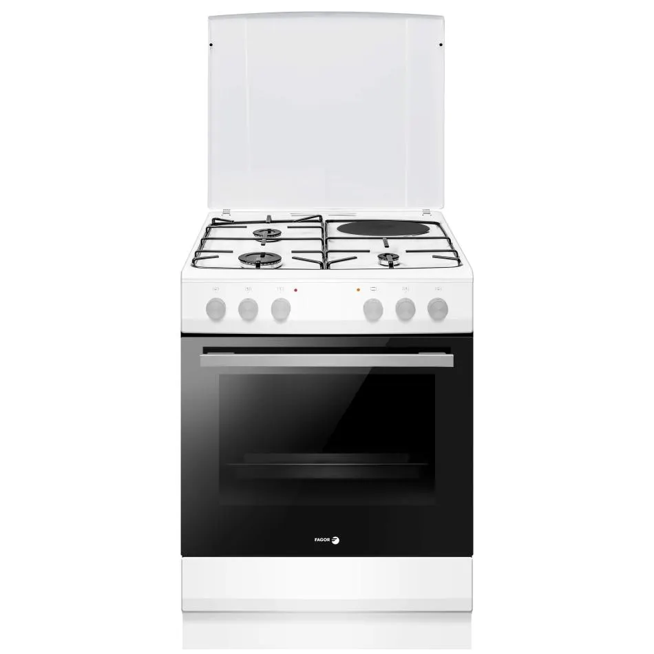 Cuisinière mixte FAGOR FACM1003B — coloris Blanc
