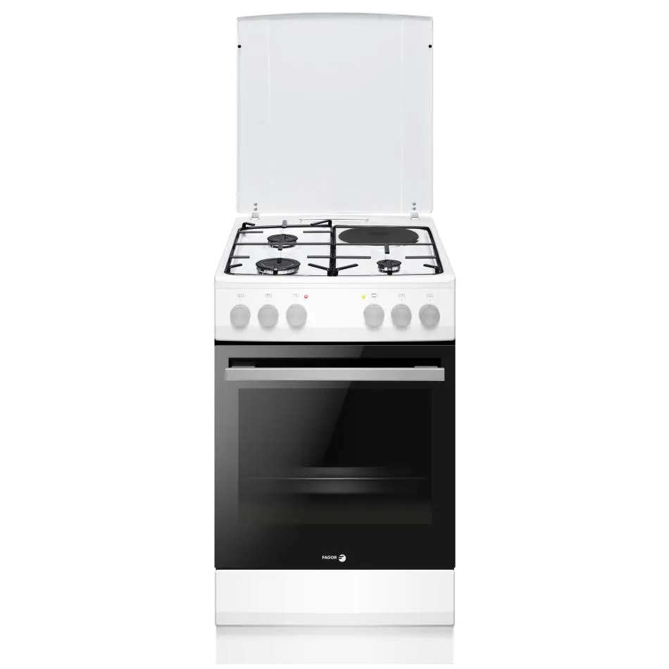 Cuisinière mixte FAGOR FACM103B — coloris Blanc