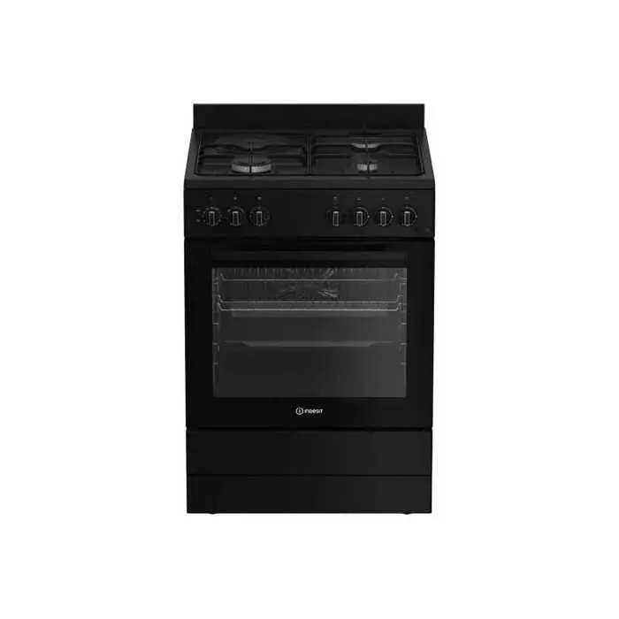 Cuisinière mixte Indesit I6M5PCB Noir — vue 2