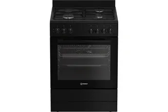 Cuisinière mixte Indesit I6M5PCB Noir