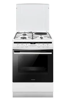 Cuisinière mixte Thomson TMMP63.3WH blanche — vue 2
