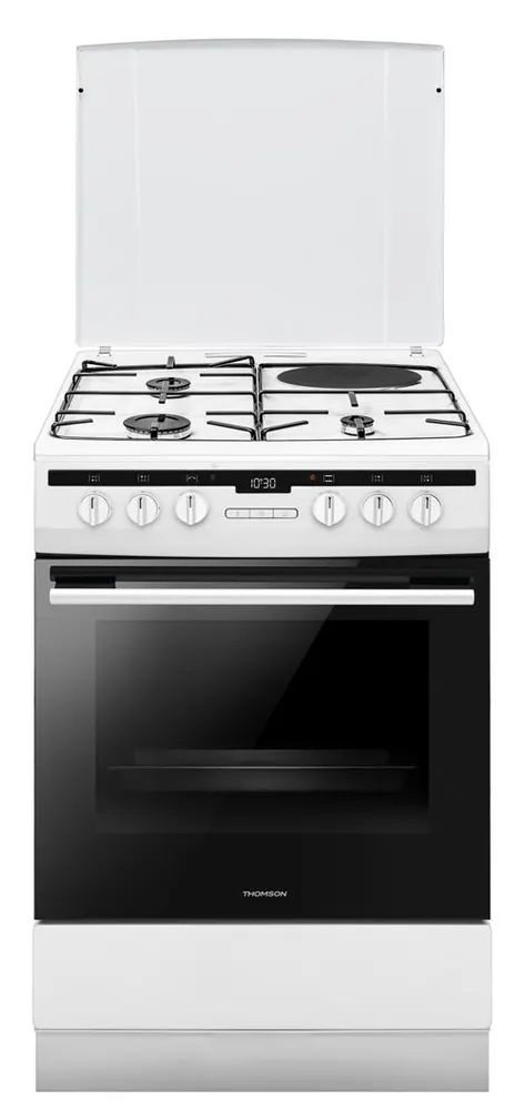 Cuisinière mixte Thomson TMMP63.3WH blanche