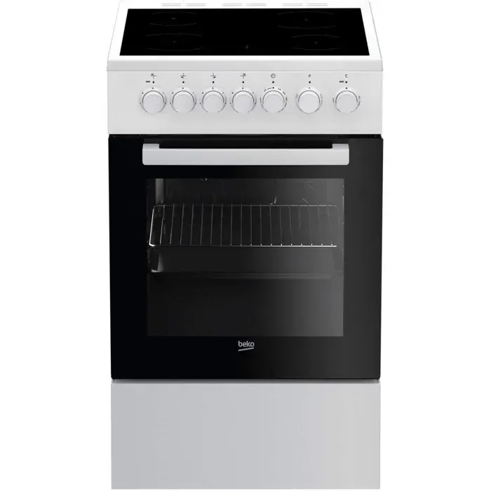 Cuisinière table vitrocéramique BEKO FSS 57100 GW — vue 2