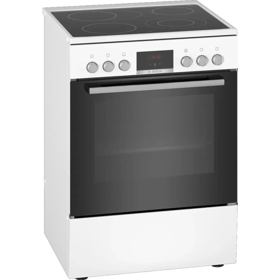 Cuisinière table vitrocéramique BOSCH HKR39C220 — coloris Blanc
