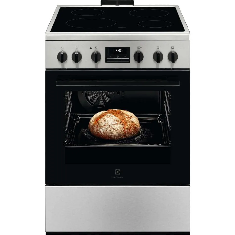 Cuisinière table vitrocéramique ELECTROLUX LKR664166X — coloris Inox