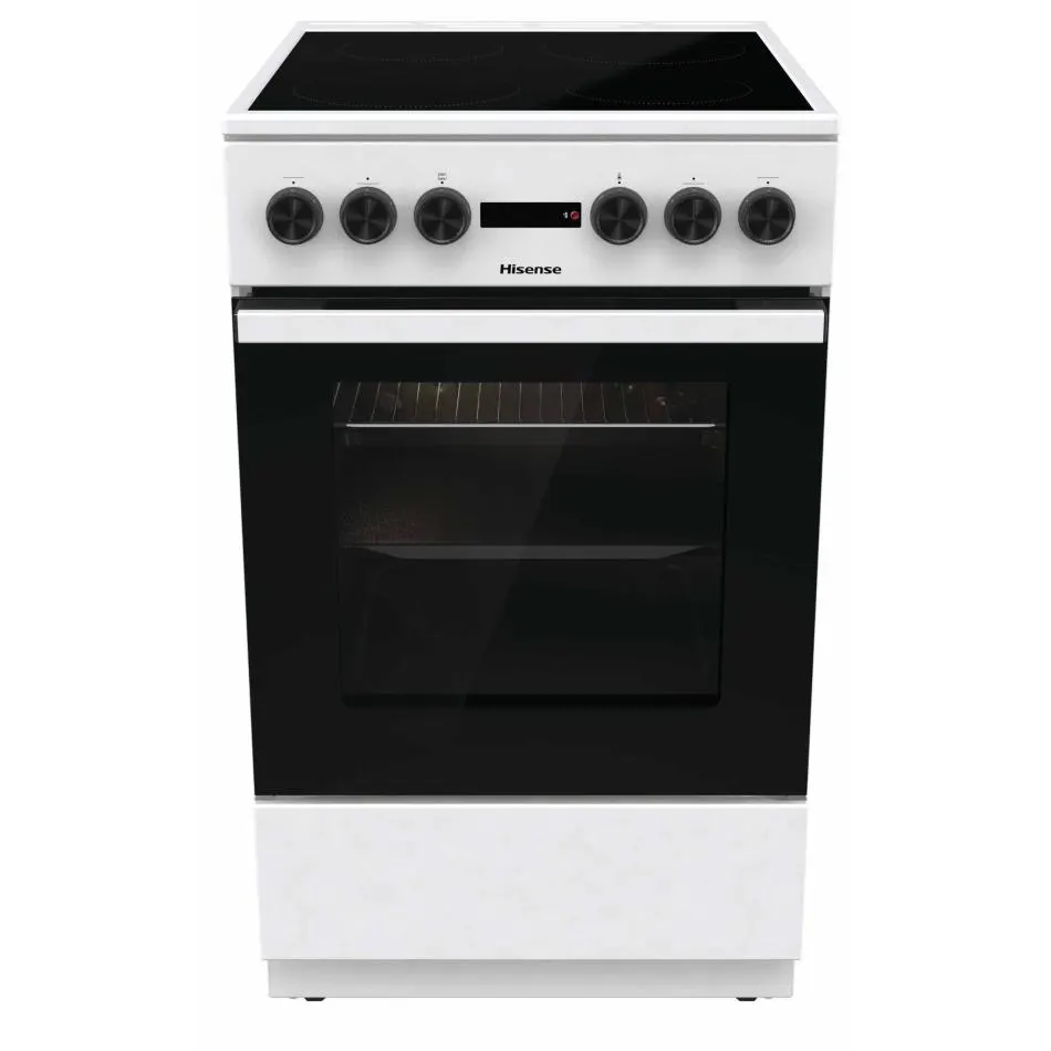 Cuisinière table vitrocéramique HISENSE HEC5A11WG — coloris Blanc