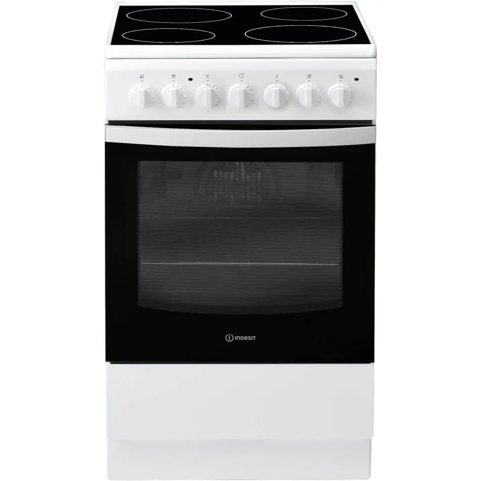 Cuisinière table vitrocéramique INDESIT IS5V5PCWFR — coloris Blanc