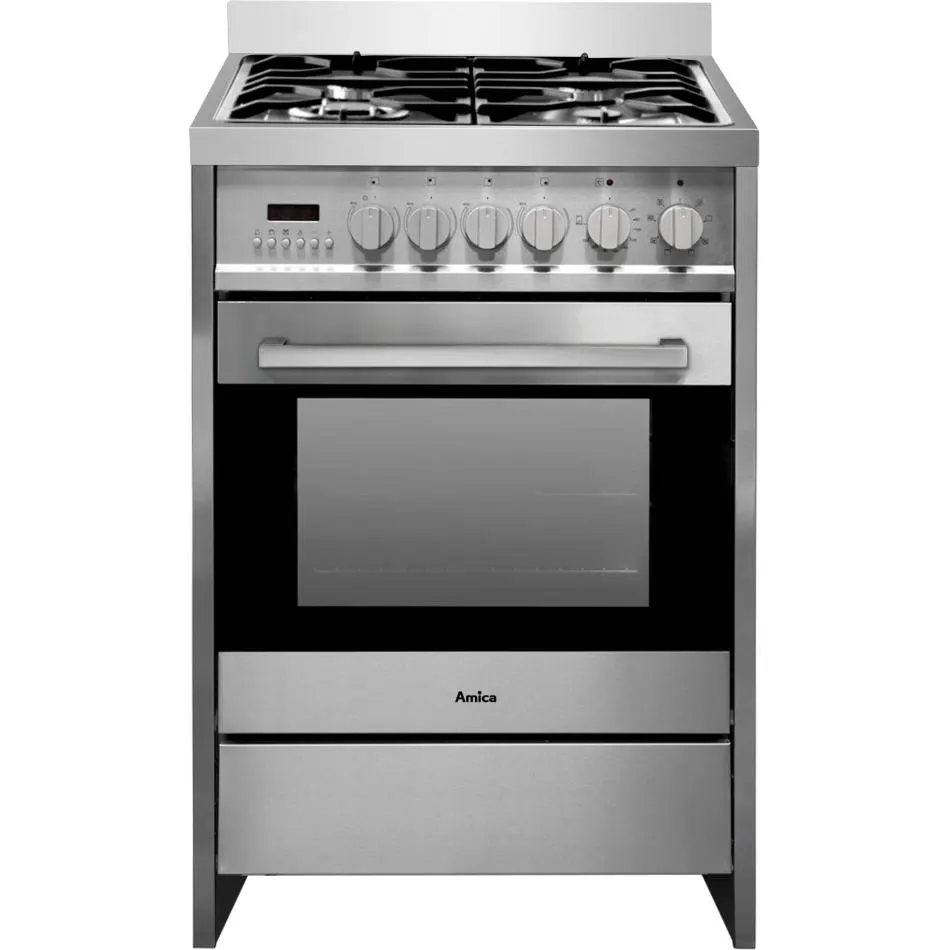 Cuisinière tout gaz AMICA ACME2005X — coloris Inox