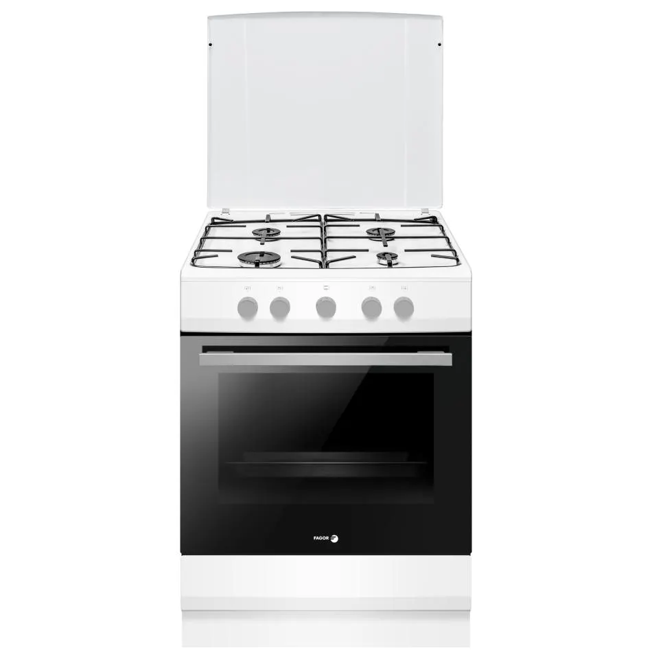 Cuisinière tout gaz FAGOR FACG2002B — coloris Blanc