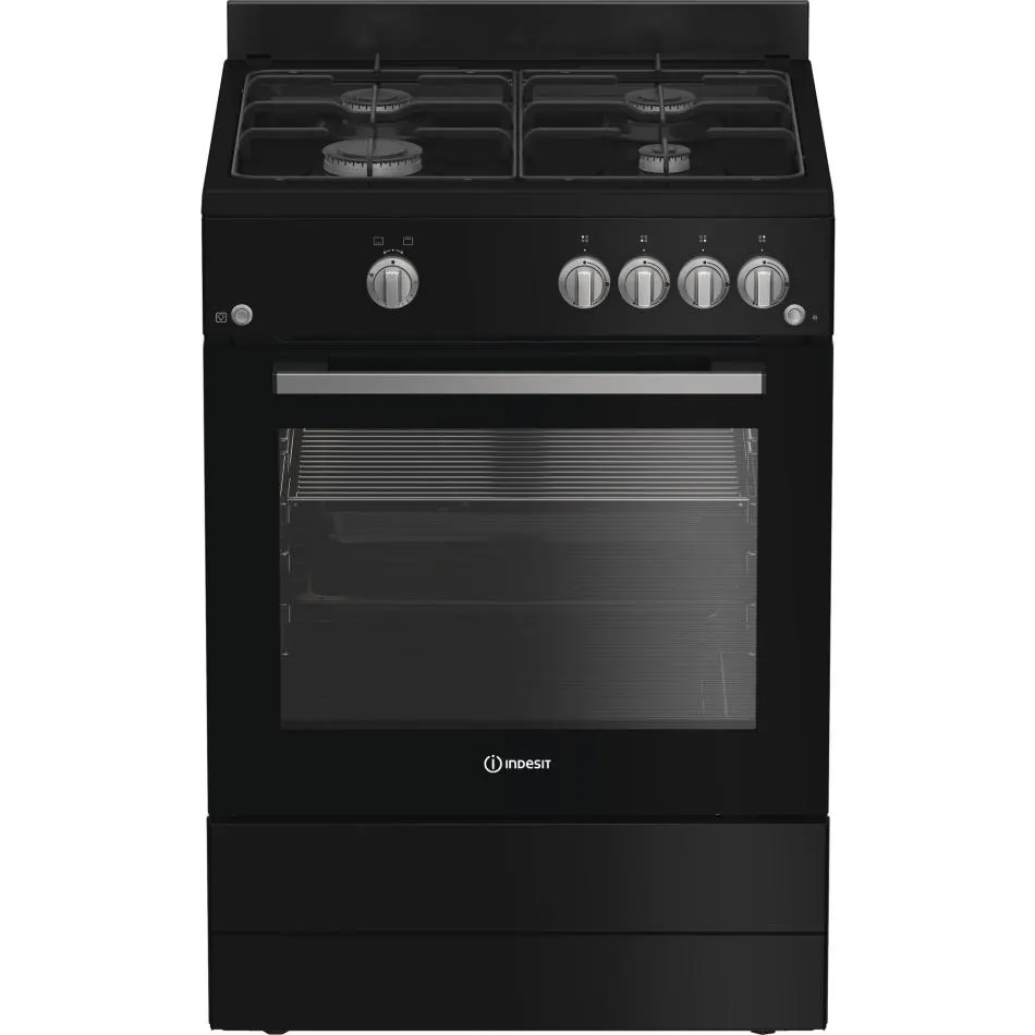 Cuisinière tout gaz INDESIT I6GGKCB — coloris Noir