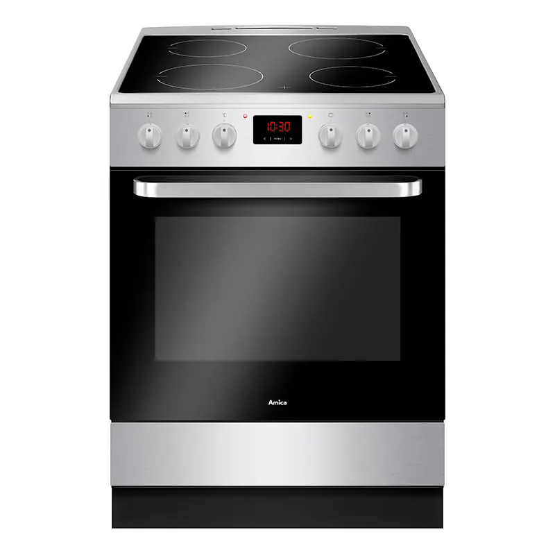 Cuisinière Vitroceramique Amica Acv3504x — coloris Gris