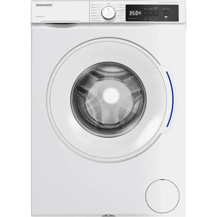 DAEWOO Lave-linge Hublot 8kg 1400trs/min 15 programmes