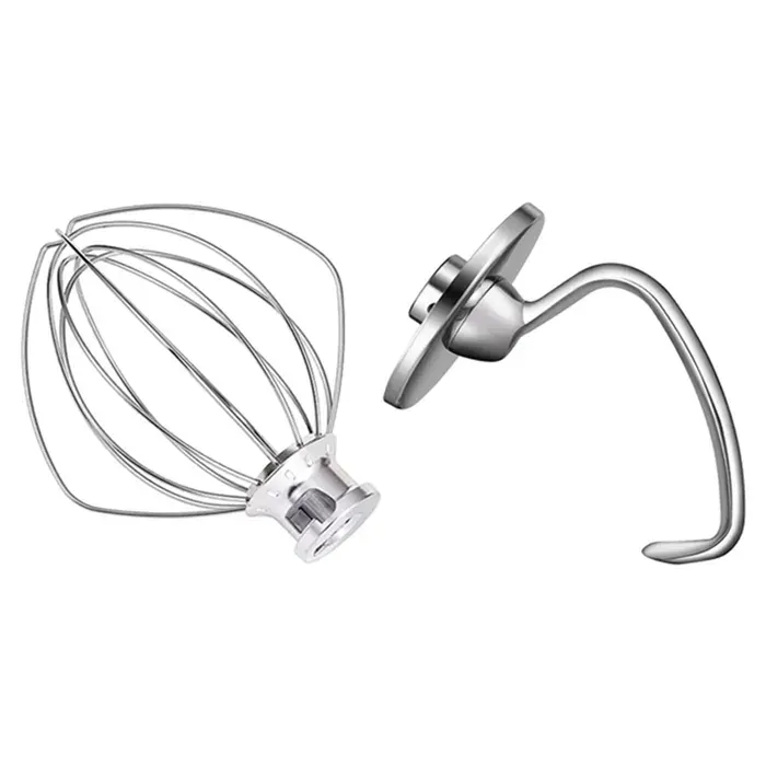 DAide au Mixeur Convient au Batteur sur Socle à TêTe Inclinable KitchenAid 4.5-5QT K5WW Fouet à Fil et Crochet PéTrisseur 5K7SDH