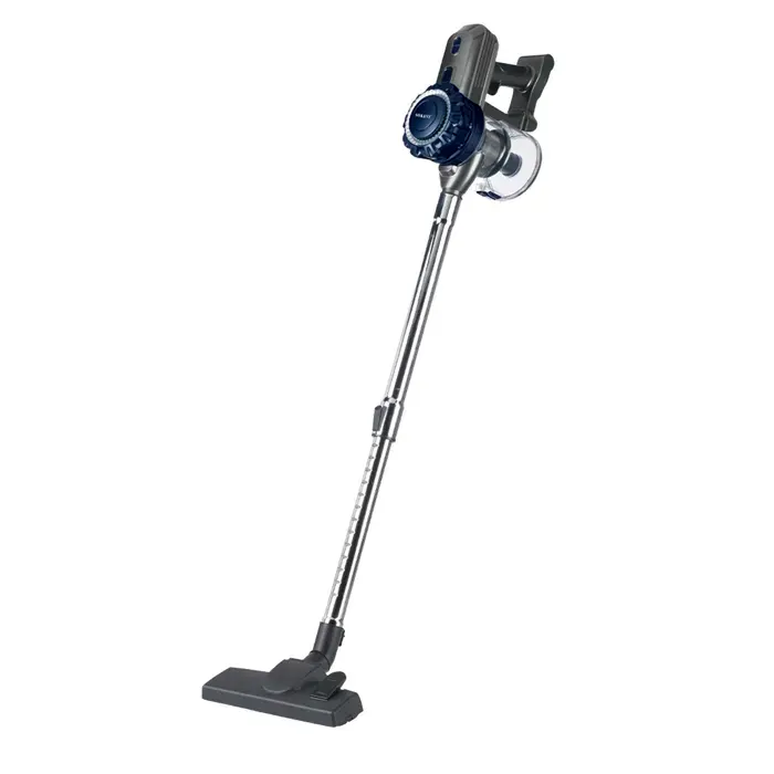 DAM Aspirateur balai sans fil 3 en 1 avec 2000W de puissance. 27x13x90 Cm. Couleur : Argent