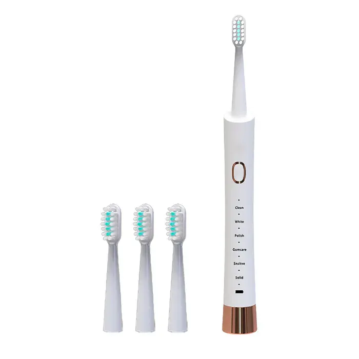 DAM brosse à dents électrique sonique 38.000rpm. 6 modes. Corps étanche IPX8. 3.00x3.00x20.00 Cm. Couleur : Blanc