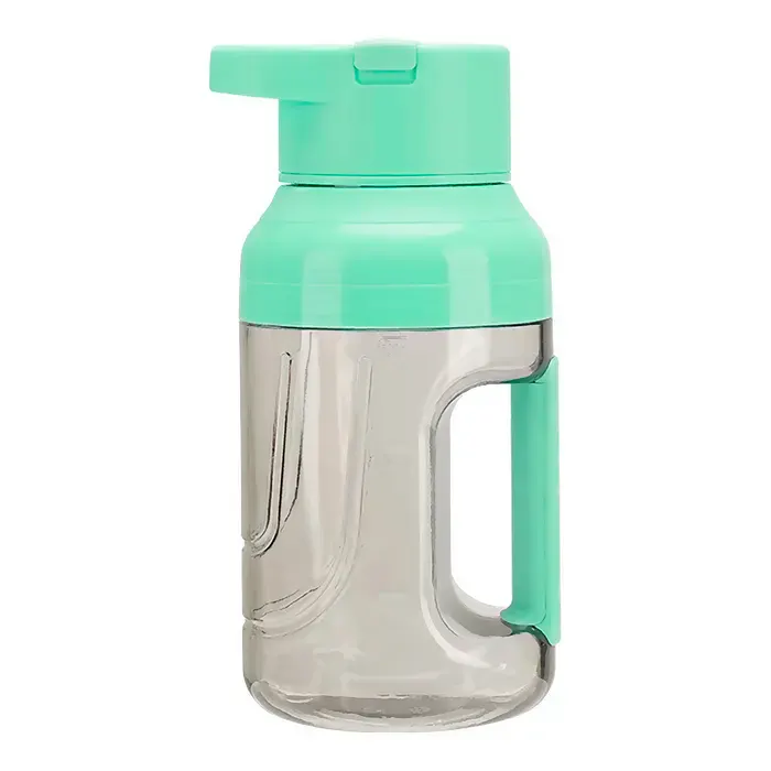 DAM Mixeur électrique portable rechargeable de 1500ml avec 8 lames en acier ouverture couvercle pour boire et batterie de 1500mAh