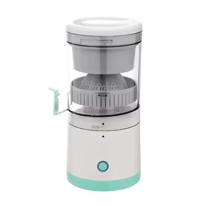 DAM Presse-agrumes domestique rechargeable 74V / 45W avec filtre à pulpe et une seule touche dutilisation. 11x125x235 cm. — coloris Blanc